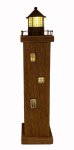 Holz-LED Leuchtturm Shabby